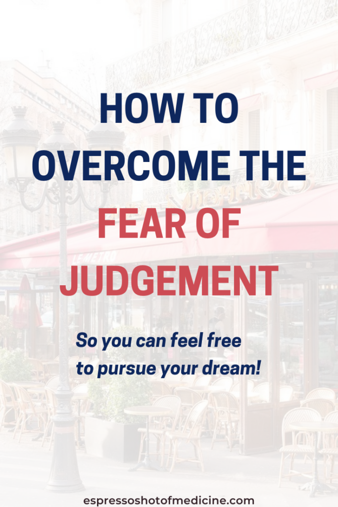 Why we experience fear of judgement when we want to pursue our dream. And how to overcome it so we feel free to forge our own path!